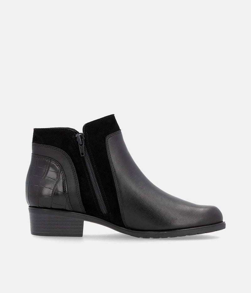 Remonte Dressy Black Ankle Boots