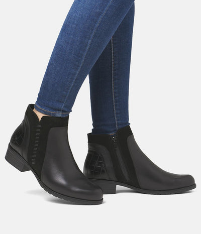 Remonte Dressy Black Ankle Boots