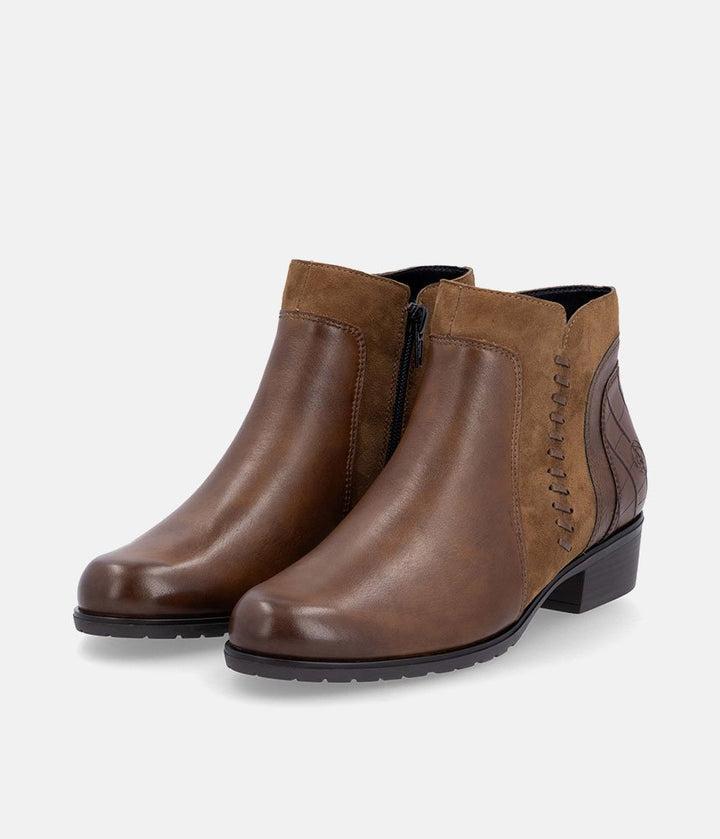 Remonte Dressy Brown Ankle Boots