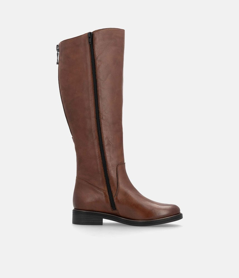 Remonte Beautiful Brown Leather Long Boots