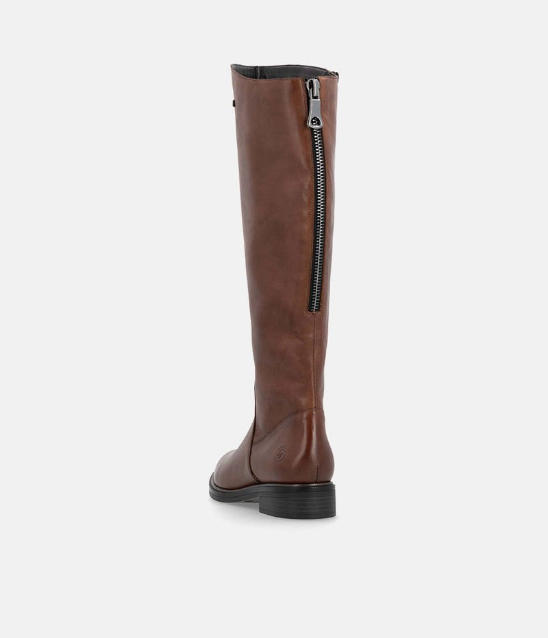 Remonte Beautiful Brown Leather Long Boots