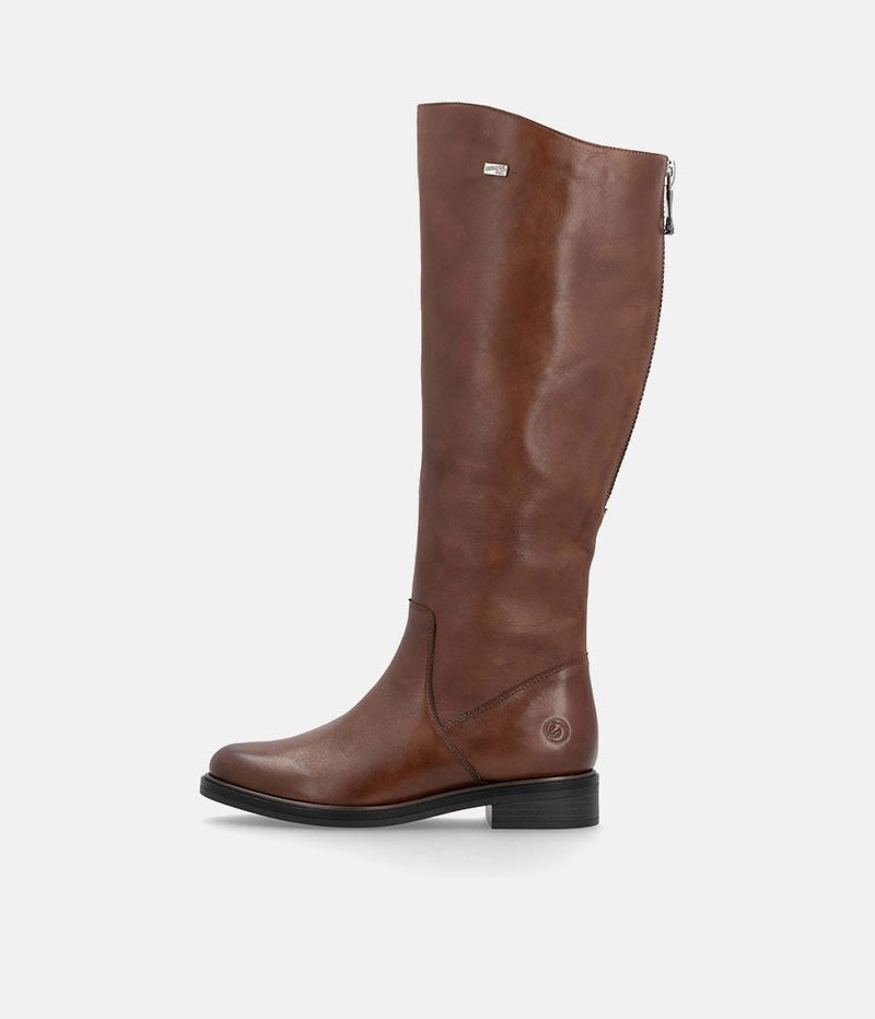 Remonte Beautiful Brown Leather Long Boots