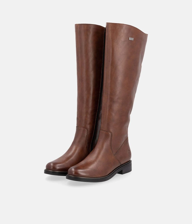 Remonte Beautiful Brown Leather Long Boots