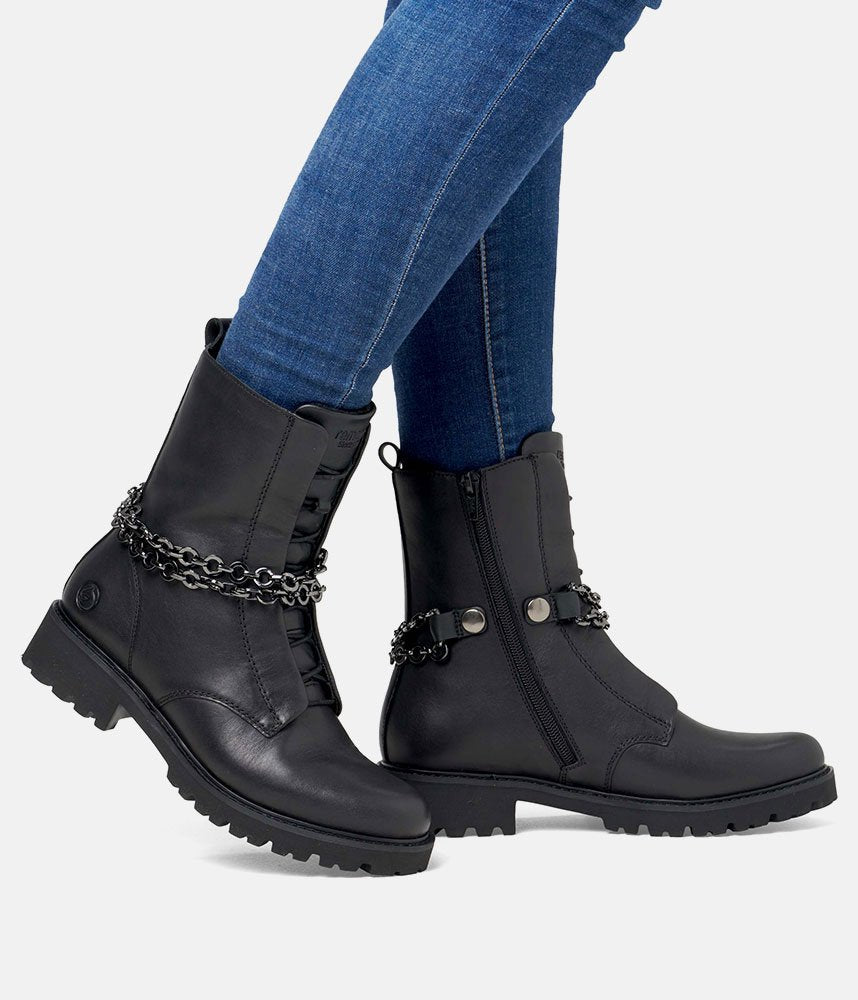 Remonte Stylish Black Ankle Boots