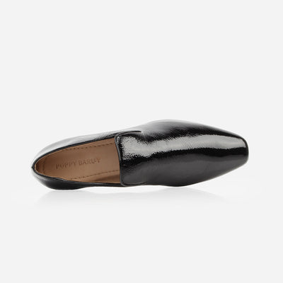 The Daily Loafer Black Crinkle Patent