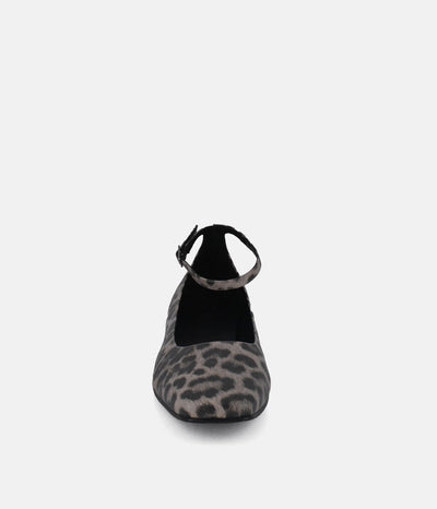 Dansi Striking Leopard Ankle Tie Flats