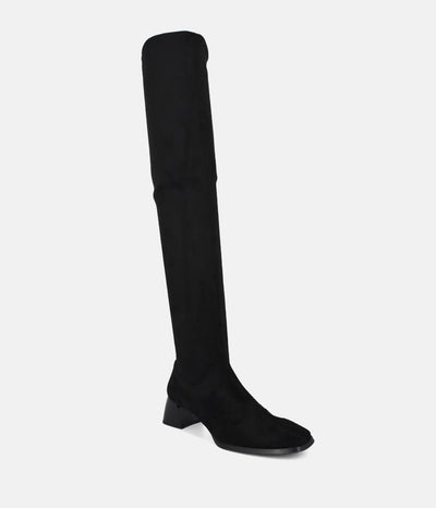 Dansi Gorgeous Over the Knee Black Boots