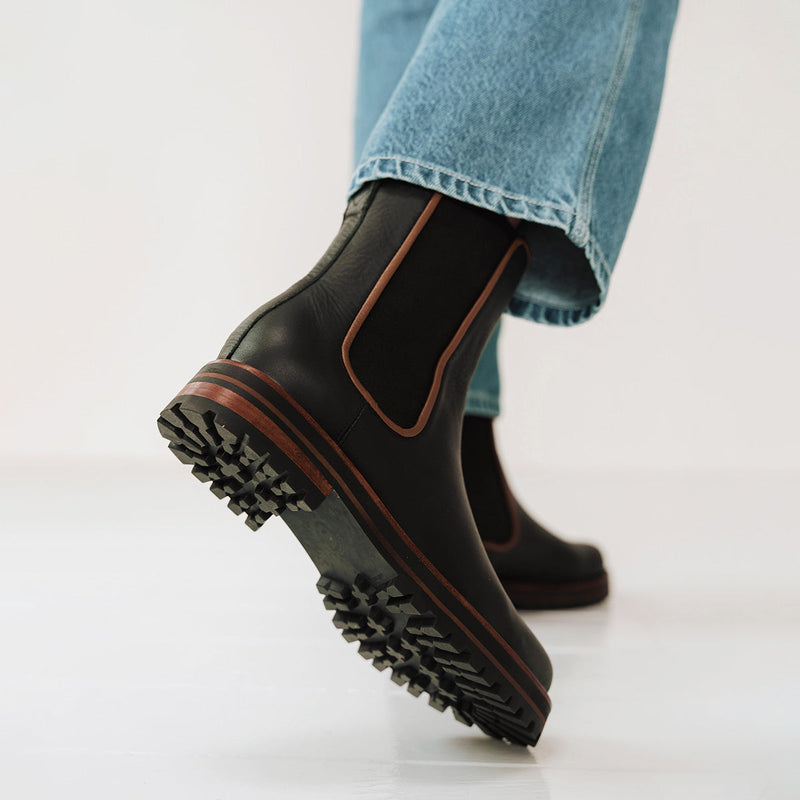 The Decade Chelsea Boot Black Water Resistant