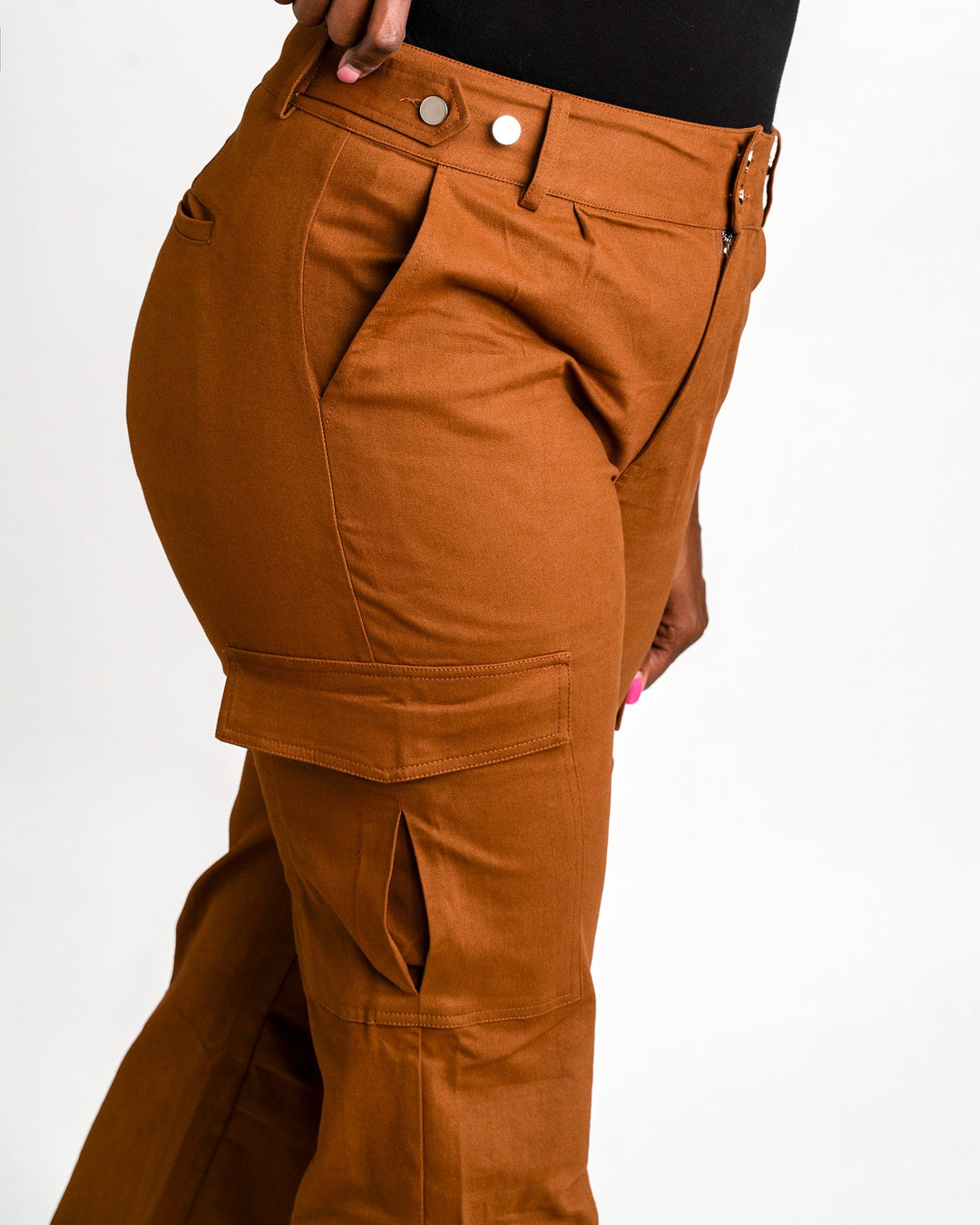 Tall Girl Cargos Rust