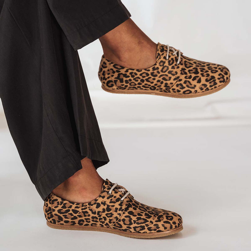 The Eyelet Oxford 2.0 Leopard Nubuck