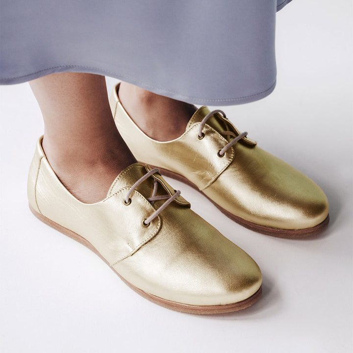 The Eyelet Oxford 2.0 Champagne