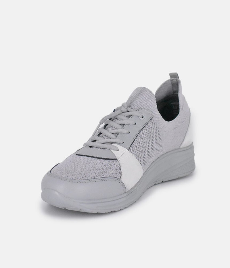 Forelli Ice Grey Nubuck Orthopedic Comfort Sneakers