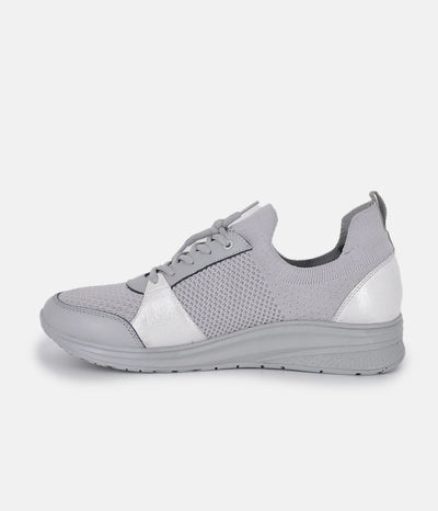 Forelli Ice Grey Nubuck Orthopedic Comfort Sneakers