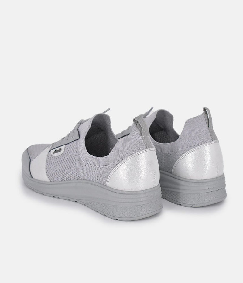 Forelli Ice Grey Nubuck Orthopedic Comfort Sneakers