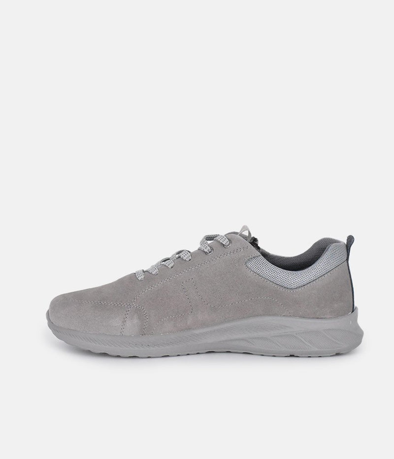 Forelli Grey Nubuck Orthopedic Comfort Sneakers