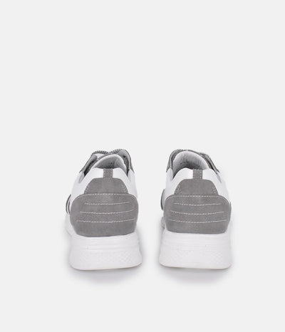 Forelli Grey/White Nubuck Orthopedic Comfort Sneakers