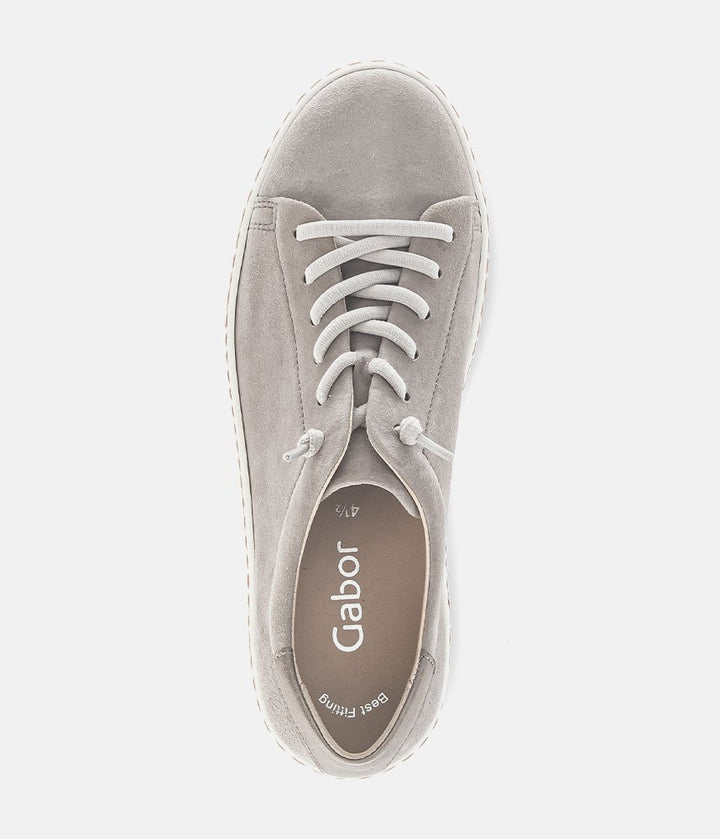 Gabor Casual Beige Suede Slip On Trainers