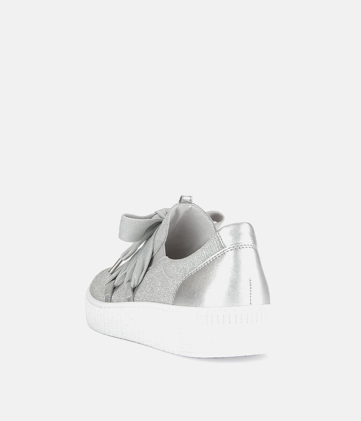 Gabor Glam Silver Slip On Trainers