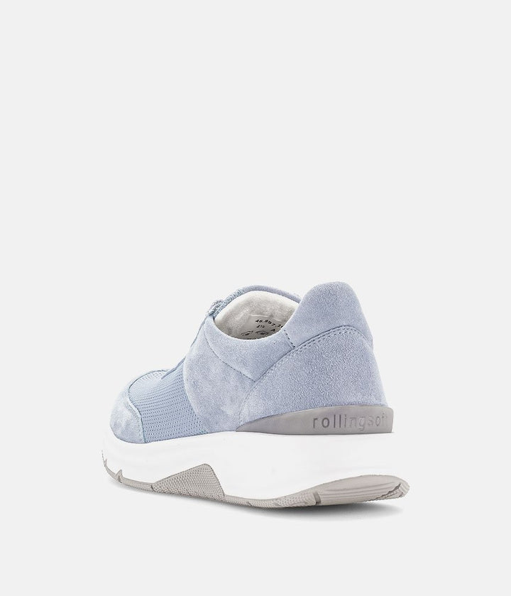 Gabor Fab Light Blue Rolling Soft Trainers