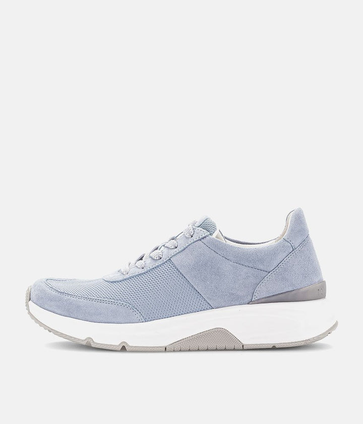 Gabor Fab Light Blue Rolling Soft Trainers