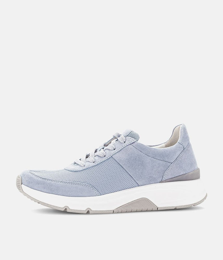 Gabor Fab Light Blue Rolling Soft Trainers