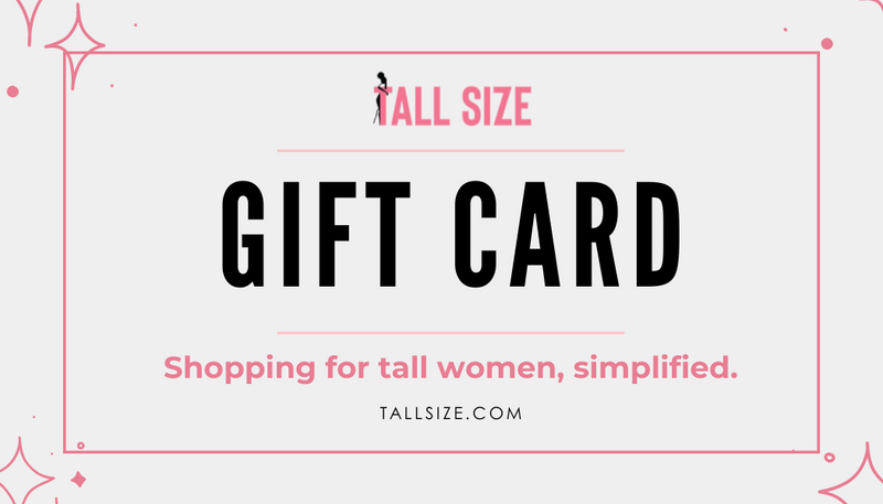 Tall Size Gift Card