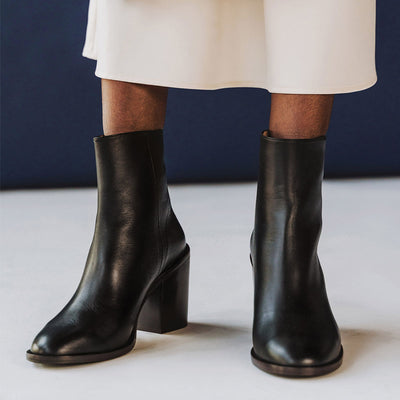 The High Street Ankle Boot Black