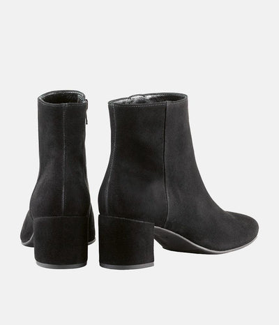 Hogl Premium Black Suede Ankle Boots