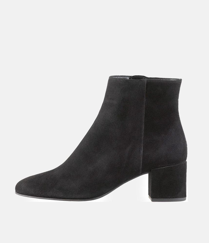 Hogl Premium Black Suede Ankle Boots