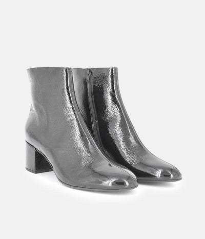 Hogl Premium Black Patent Leather Ankle Boots