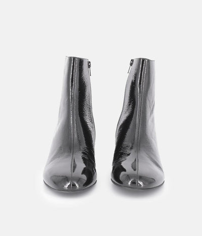 Hogl Premium Black Patent Leather Ankle Boots