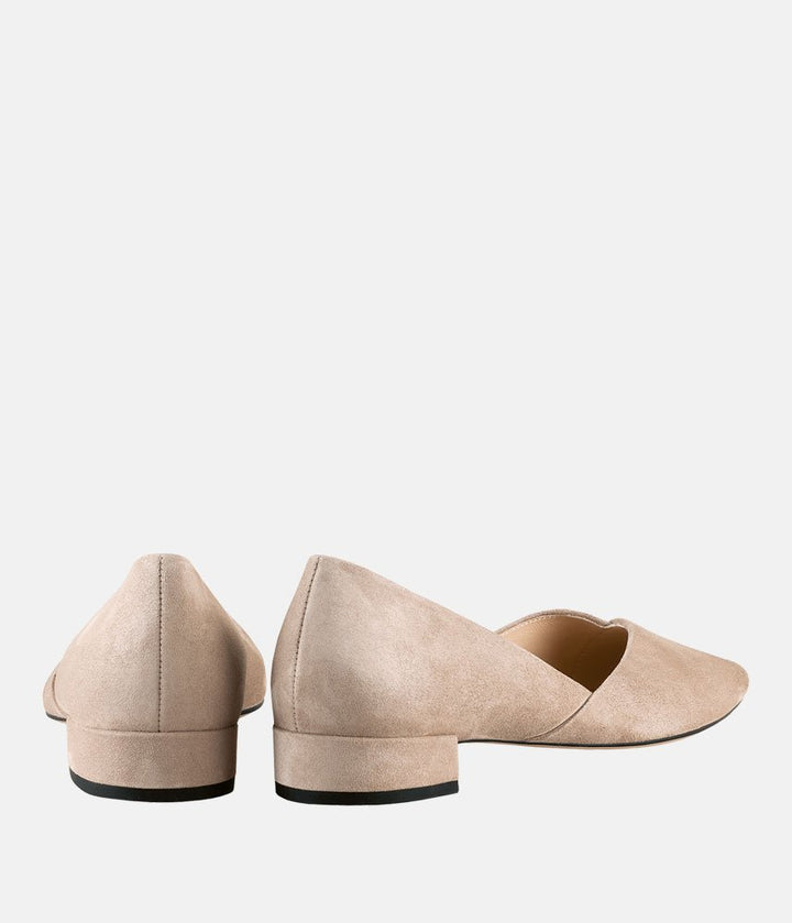 Hogl Premium Taupe Suede Slip on Shoes