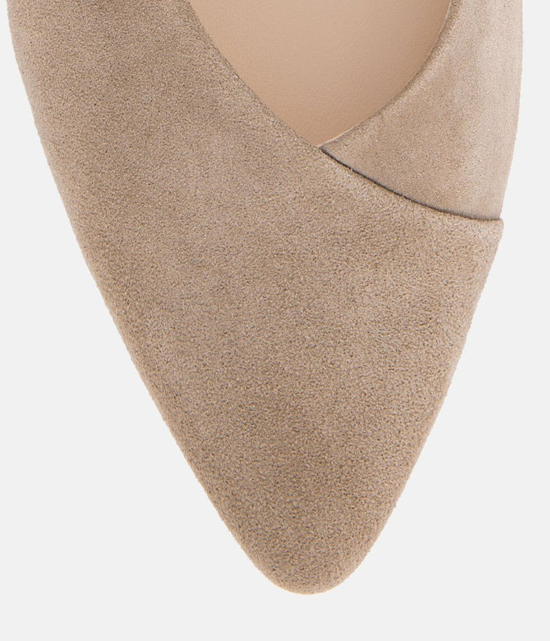 Hogl Premium Taupe Suede Slip on Shoes