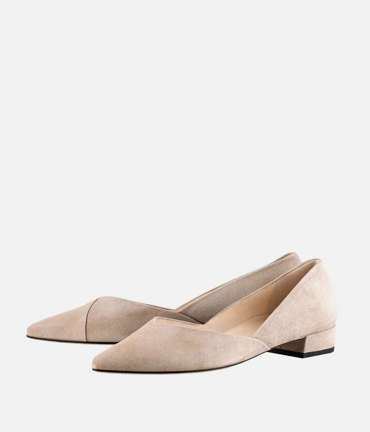 Hogl Premium Taupe Suede Slip on Shoes