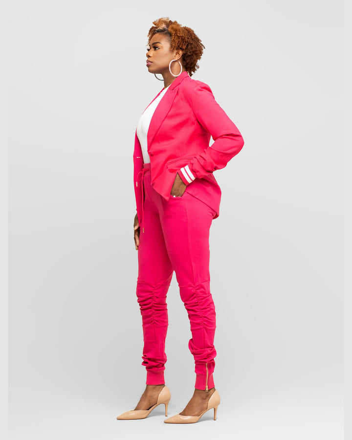 Tall Jogger Suit Pants - Pink