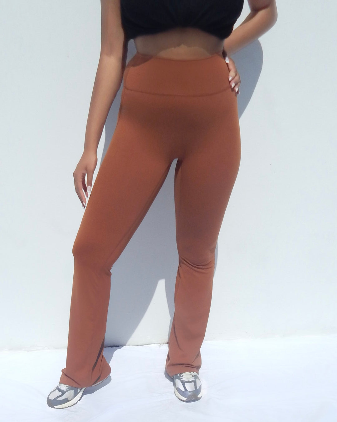 Brown Flare Legging