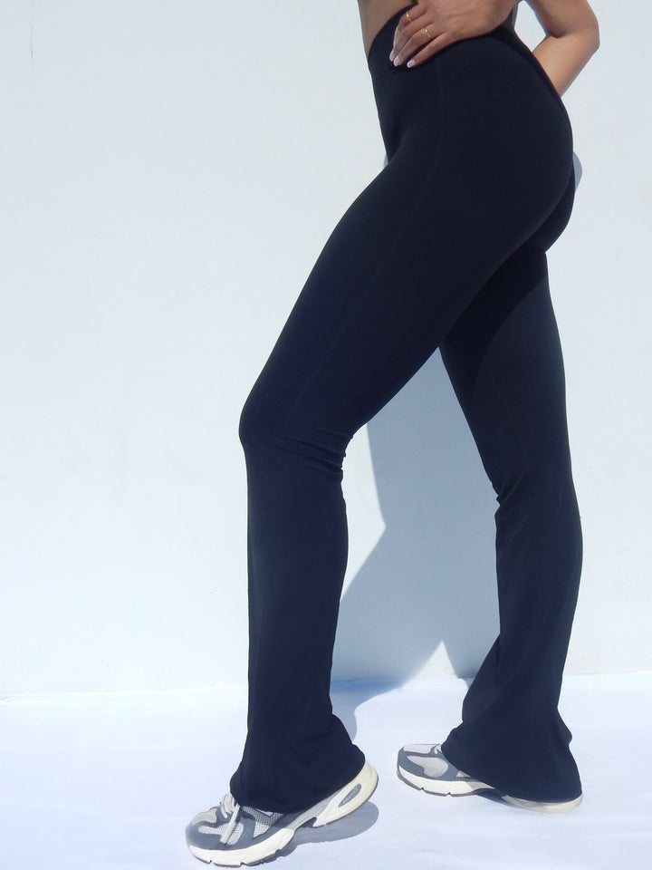 Black Flare Legging