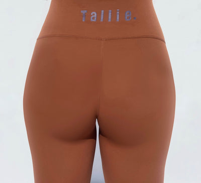 Brown Flare Legging