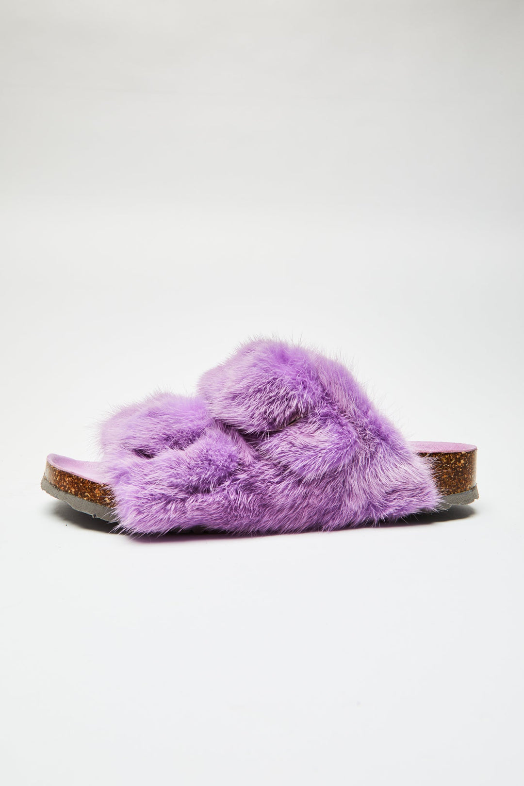 Starstruck Fur Slides in Lilac