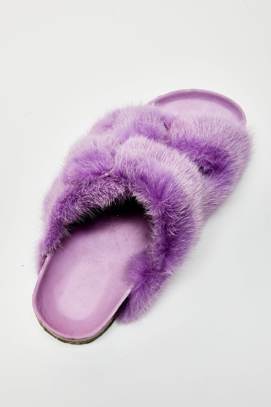 Starstruck Fur Slides in Lilac