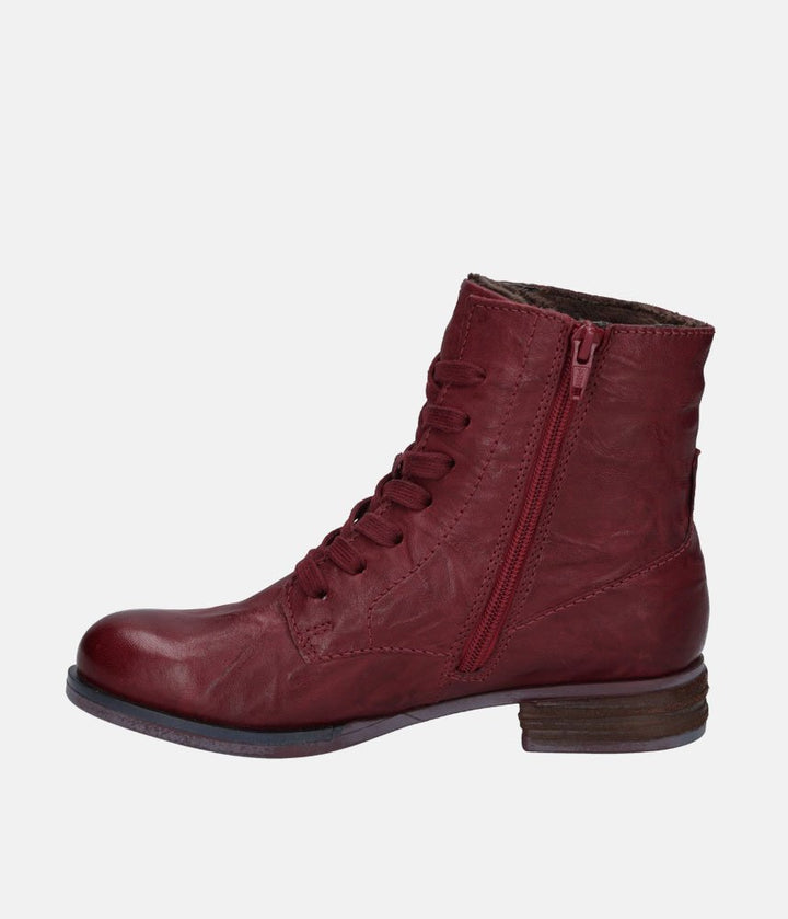 Josef Seibel Stylish Burgundy Ankle Boots