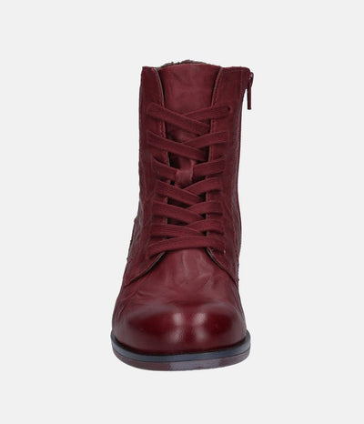 Josef Seibel Stylish Burgundy Ankle Boots