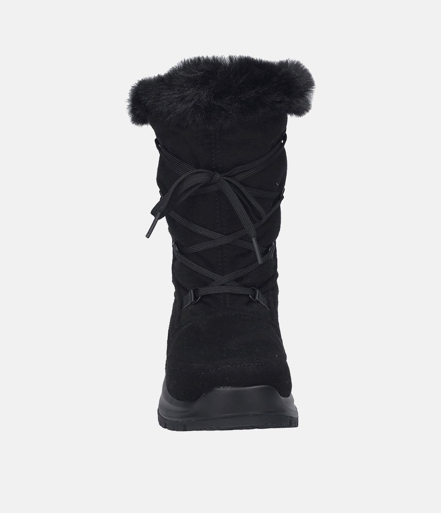 Josef Seibel Fashionable Black Waterproof Winter Boots