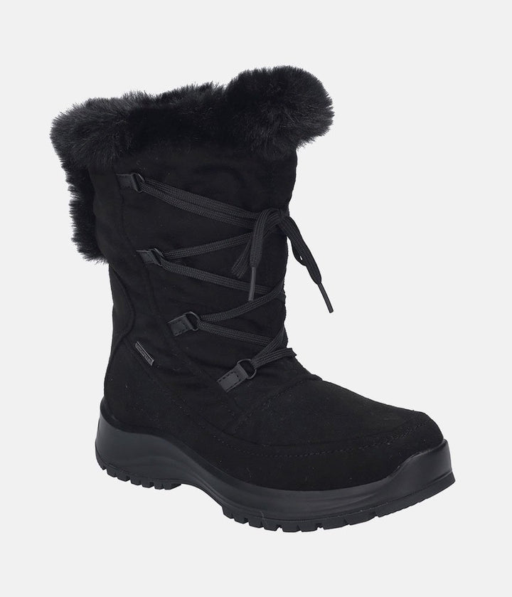 Josef Seibel Fashionable Black Waterproof Winter Boots