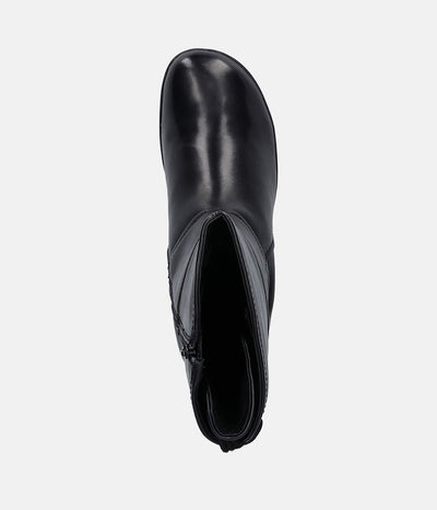 Josef Siebel Stylish Black Midi Leather Boots