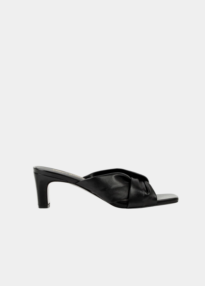 The Margot Heeled Sandal Black