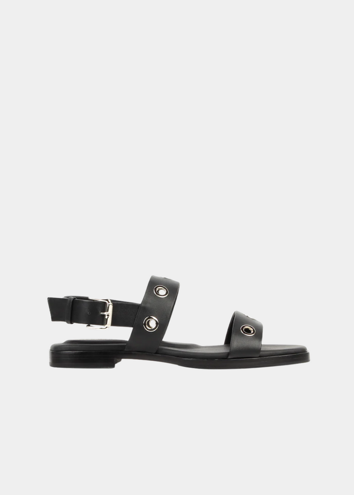 The Riviera Sandal Black Grommet