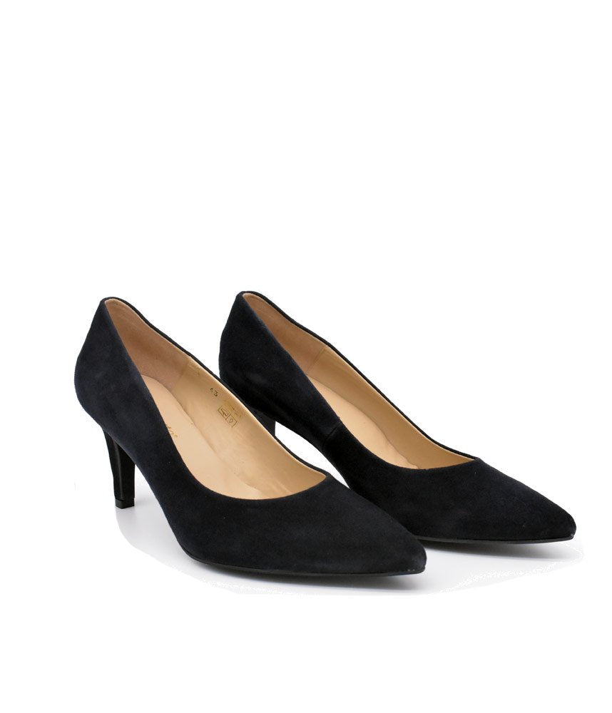 PieSanto Premium Navy Suede Heels