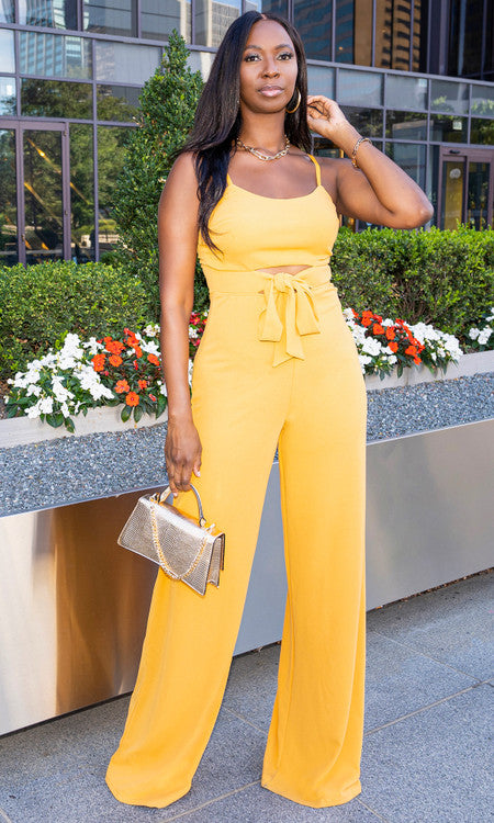 Marcella Jumpsuit - Goldenrod