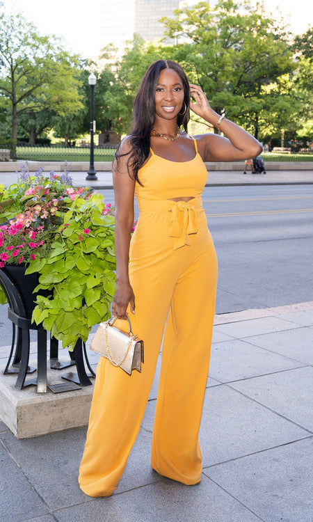 Marcella Jumpsuit - Goldenrod